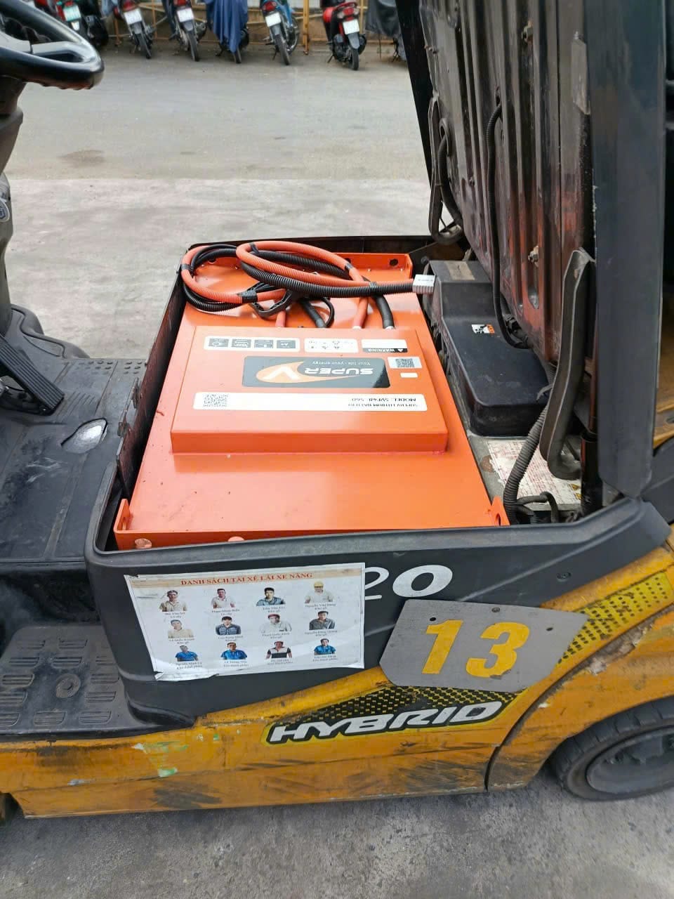 PIN LITHIUM xe nâng